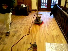 Wood Floor Refinish job.