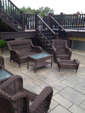 Stamped Concrete Patios & Decks