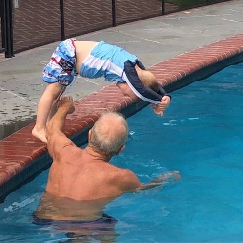 Diving at 3 1/2!
