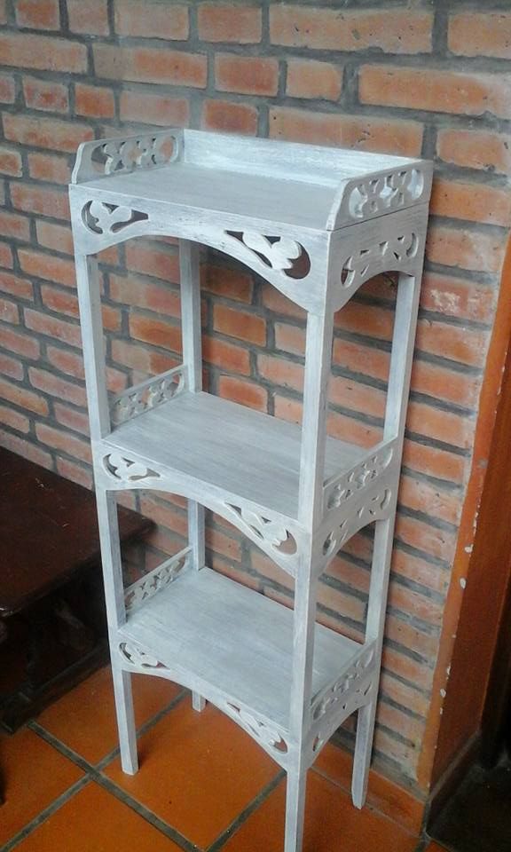 Repainted shelves