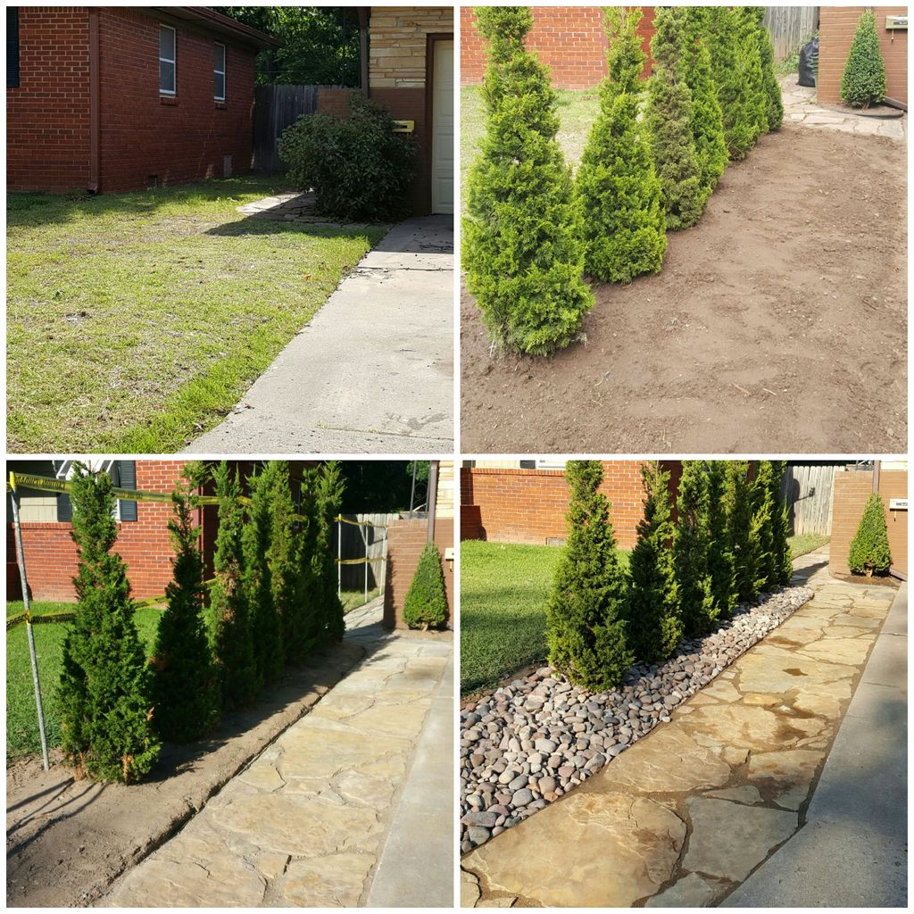 Before & After (custom design and install)