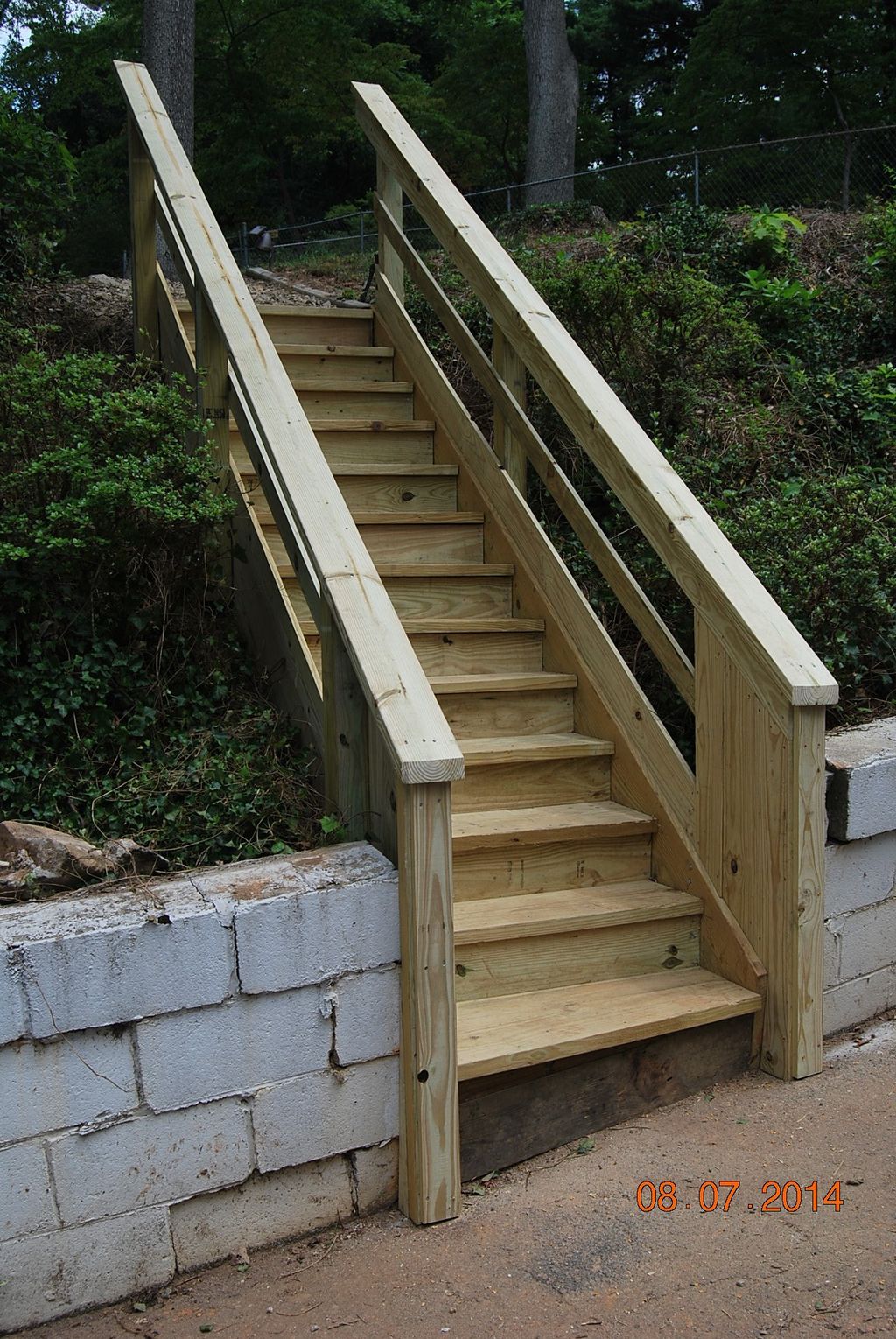 EXTERIOR STAIRS: AFTER