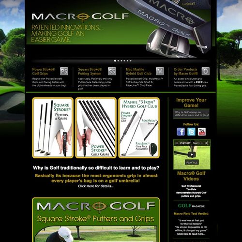 Complete fully customized website redesign for MAC
