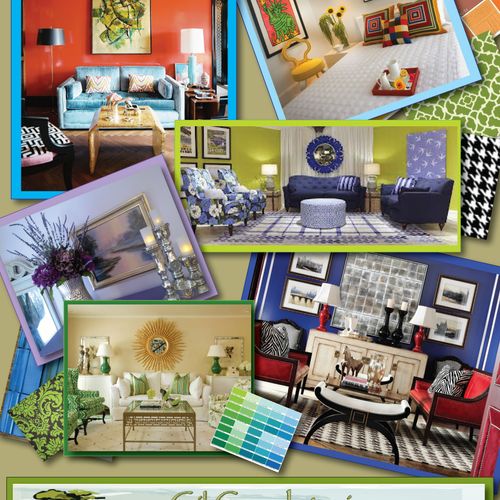 COLLAGE OF ROOM LAYOUTS AND DESIGNS