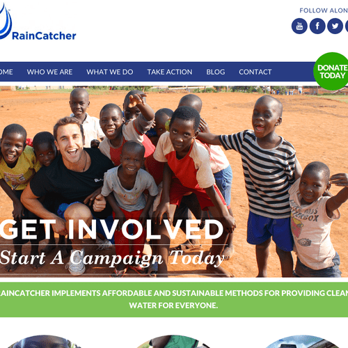 Website for non-profit organization