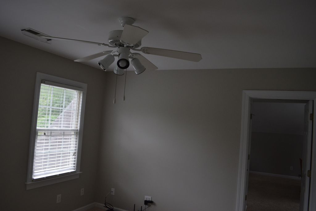 After we painted the ceiling and walls in this spa