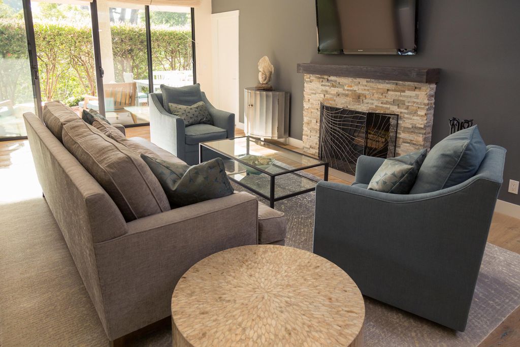 Livingroom, beach townhouse in Montecito
