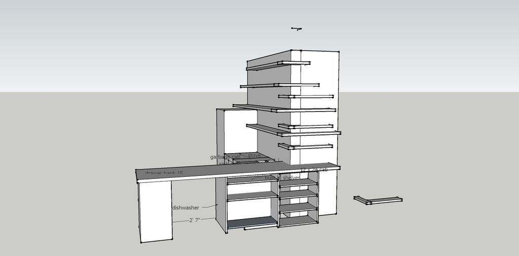 design for a pocket kitchen