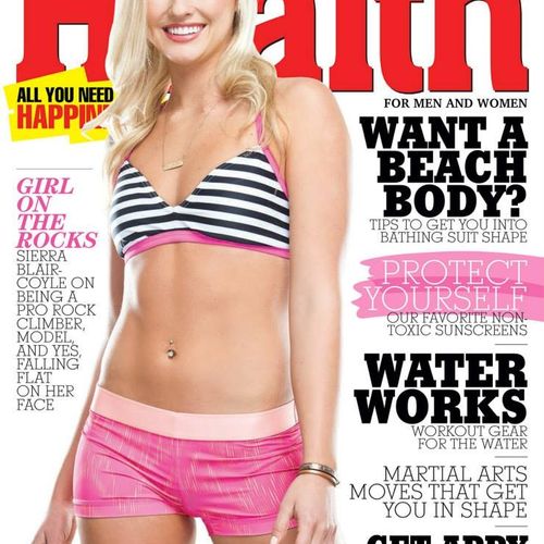 Scottsdale Health Magazine cover May 2014. Makeup/