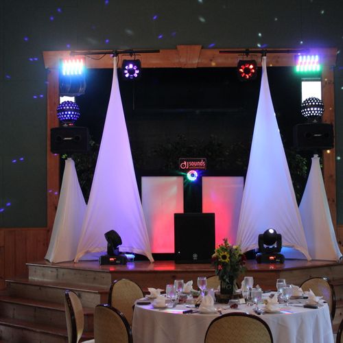 Traditional Wedding Set up located at Dover Furnac