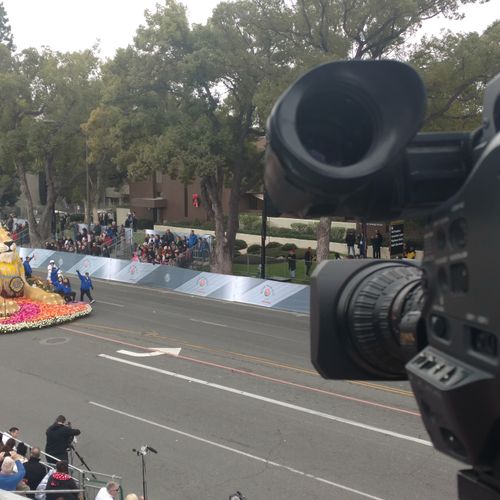 Shooting the Rose Parade for another Happy New Yea