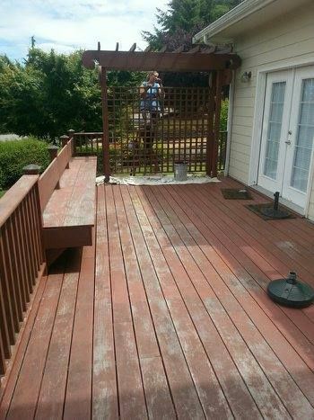 Deck Before Stain