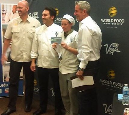 Receiving my "Golden Ticket" to the World Food Cha