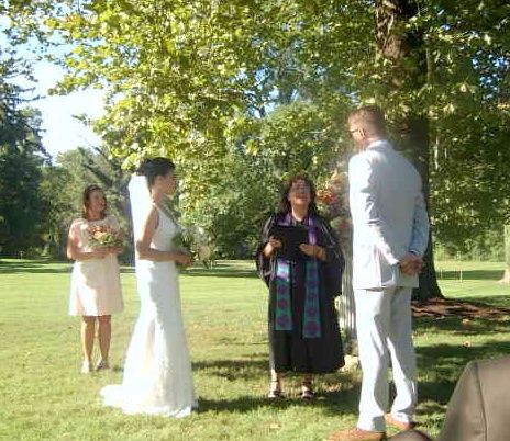 An outdoor wedding in southern New Jersey, 2013. R