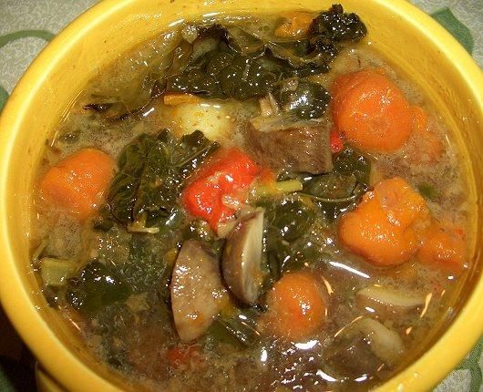 Tuscan Kale Bone Broth - healing and nutritious