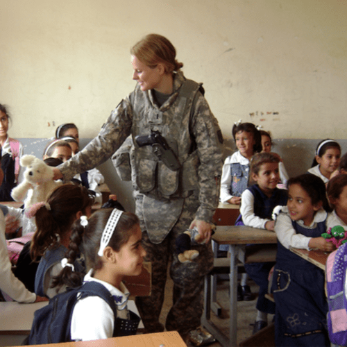 Theresa Piasta in Iraq - 2008