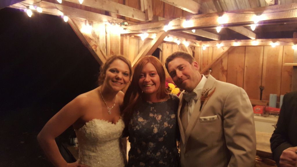 With the Bride & Groom-bartending at Kitz Farm Str