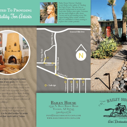 Brochure design for Bailey House Tucson