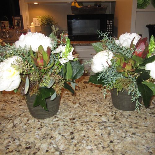 Experienced floral designer as well and can create