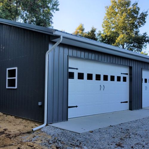 Pole Barn Garage Build