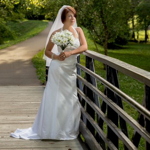 Bride on a bridge :)