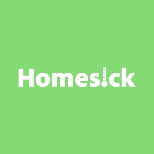 Homesick App Text Logo