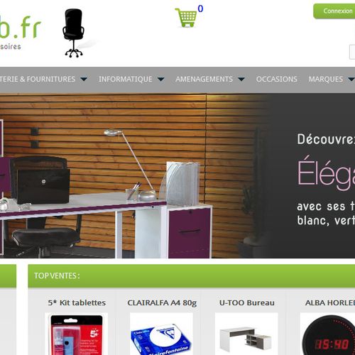 Buroweb.fr - Ecommrece website Freelance