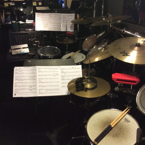 2 drums sets in my studio