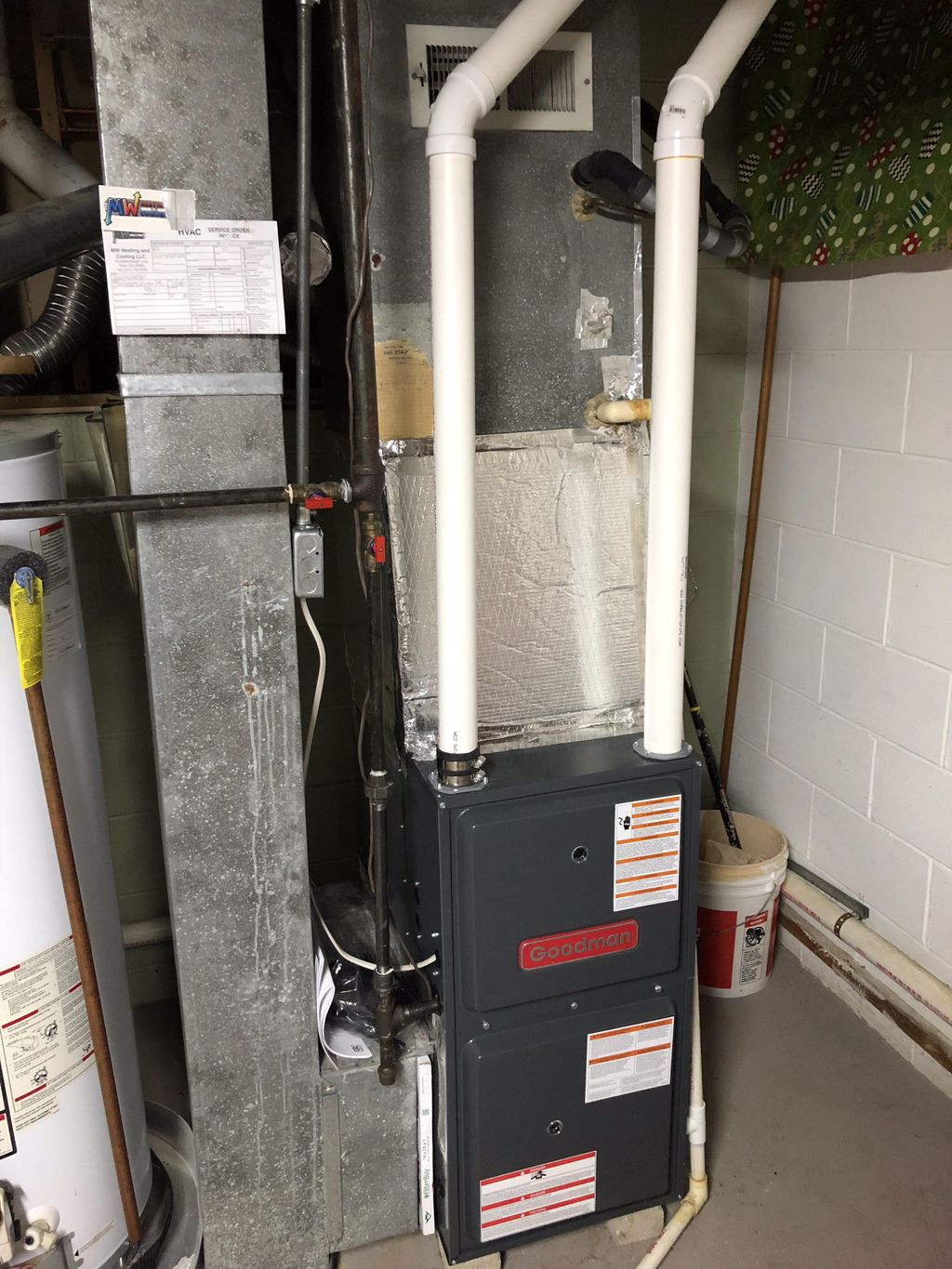 92% Goodman Furnace install