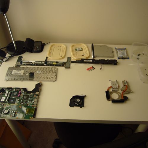 Example of some of my work in laptop repair (fixin