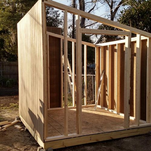 Building a custom shed