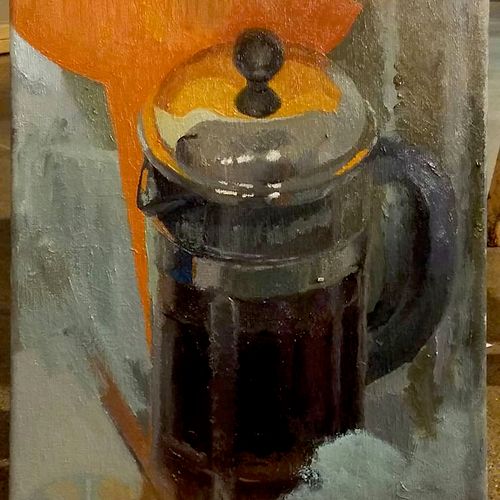Good Morning
Oil on canvas
10"x8"