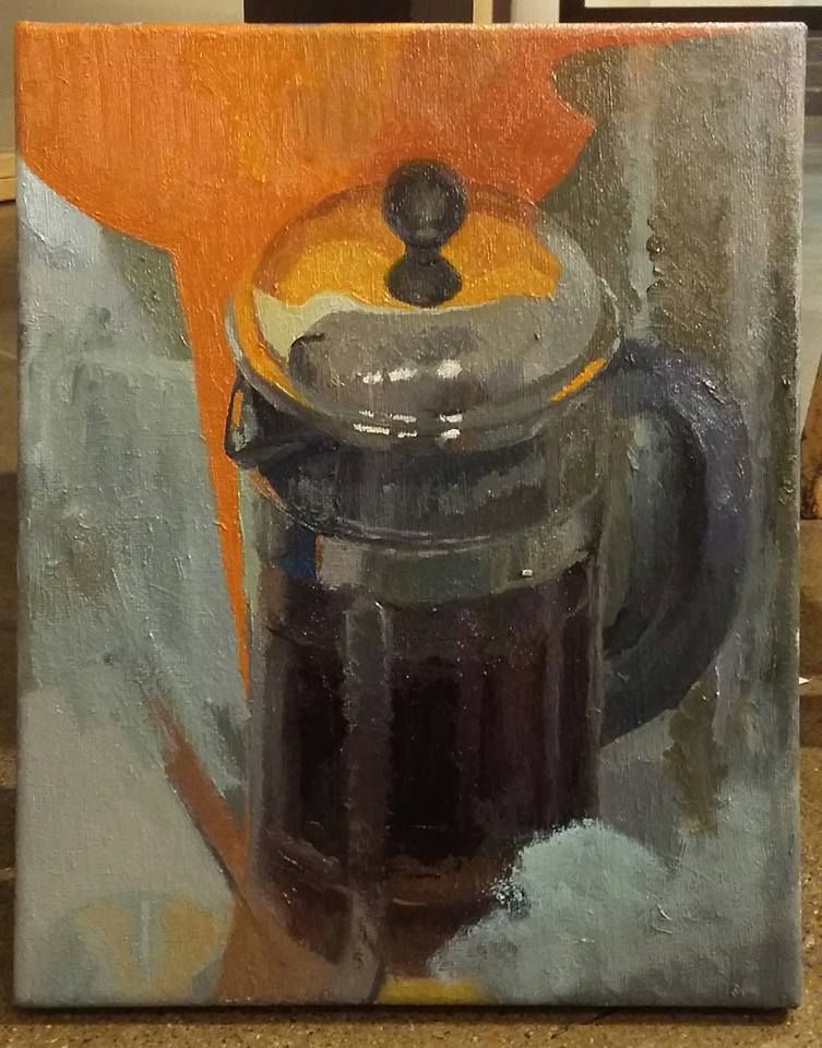 Good Morning
Oil on canvas
10"x8"