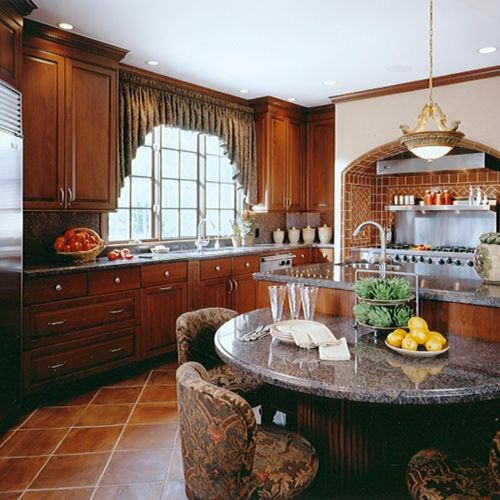 This kitchen was designed for a family of 5.  I wo