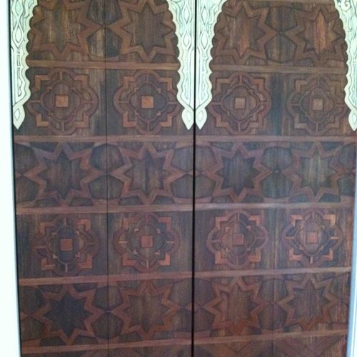 Faux Moroccan Doors