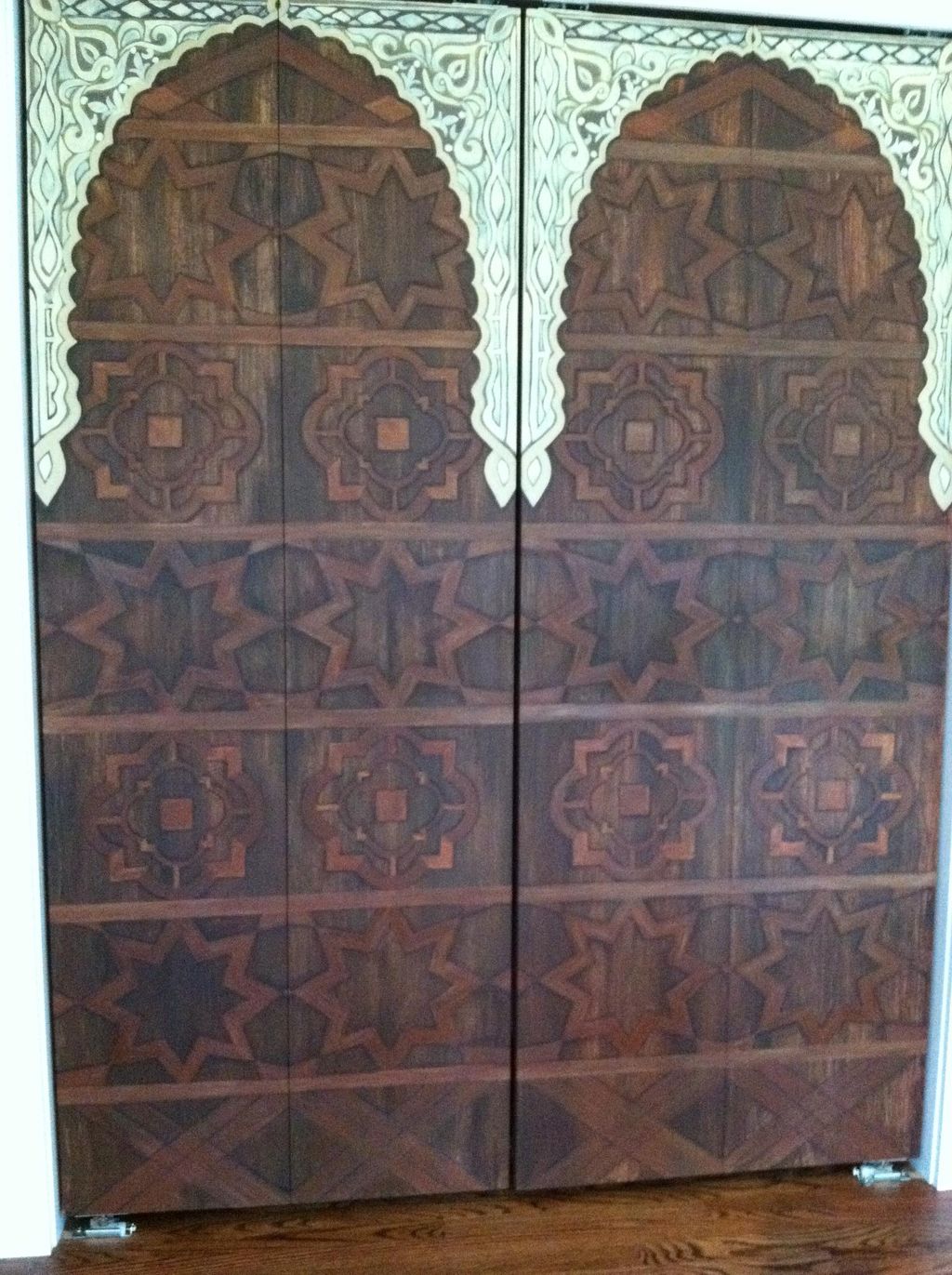Faux Moroccan Doors