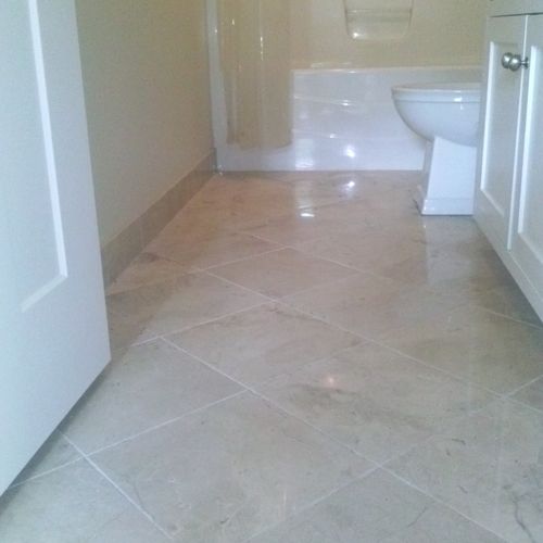 More Of A Bathroom We Did From Ceiling to Floor, W