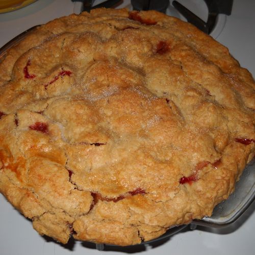 Rhubarb Strawberry Pie !!!
