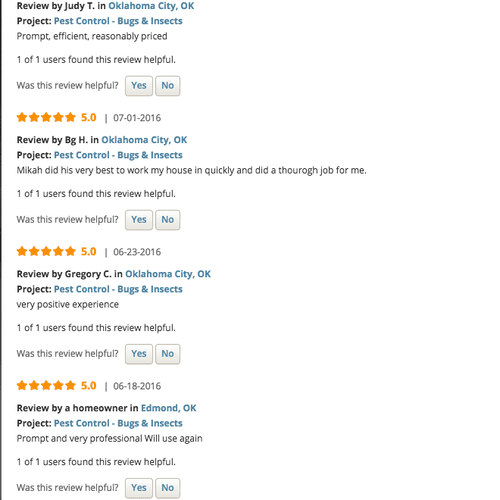 HomeAdvisor Reviews