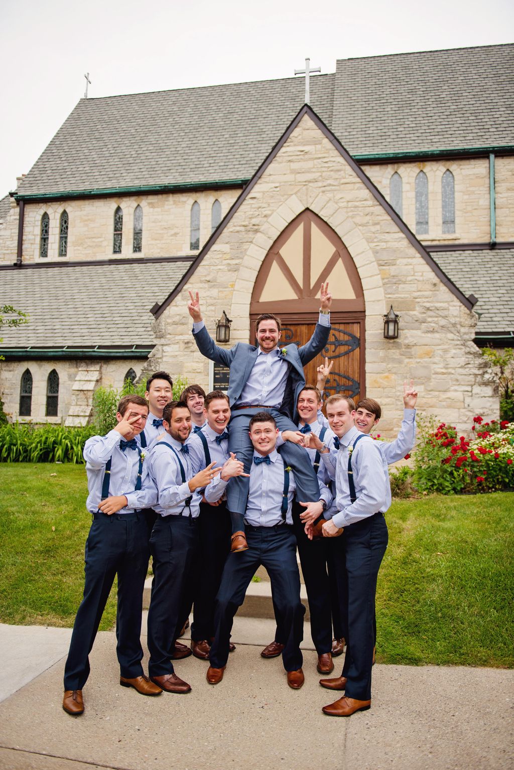 Groomsmen attire styled by My Chicago Stylist.