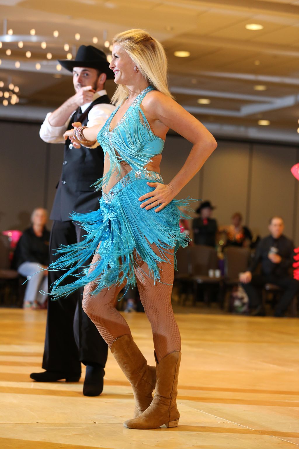 Competing in country at competition in August 2016