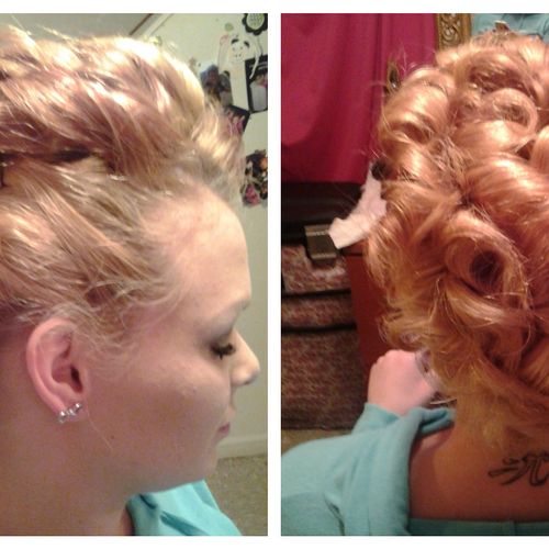 Beautiful Mohawk UpDo. Perfect for any event, and 