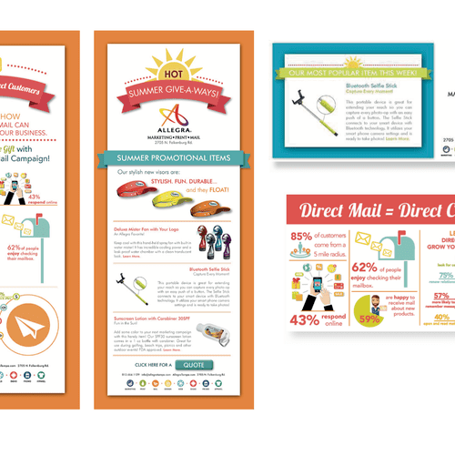 direct mail and email campaign design
