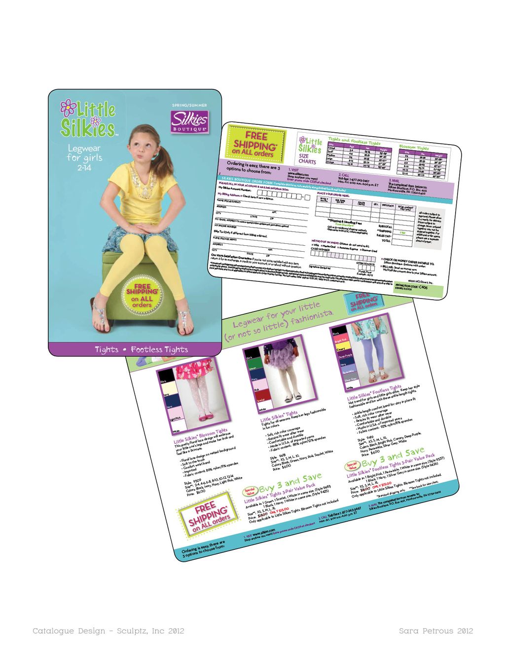 Catalog layout. Designed for Silkies.