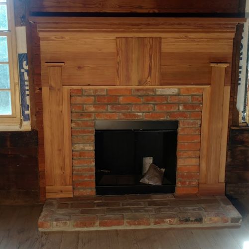 Old Home Mantel and Hearth Reconstruction