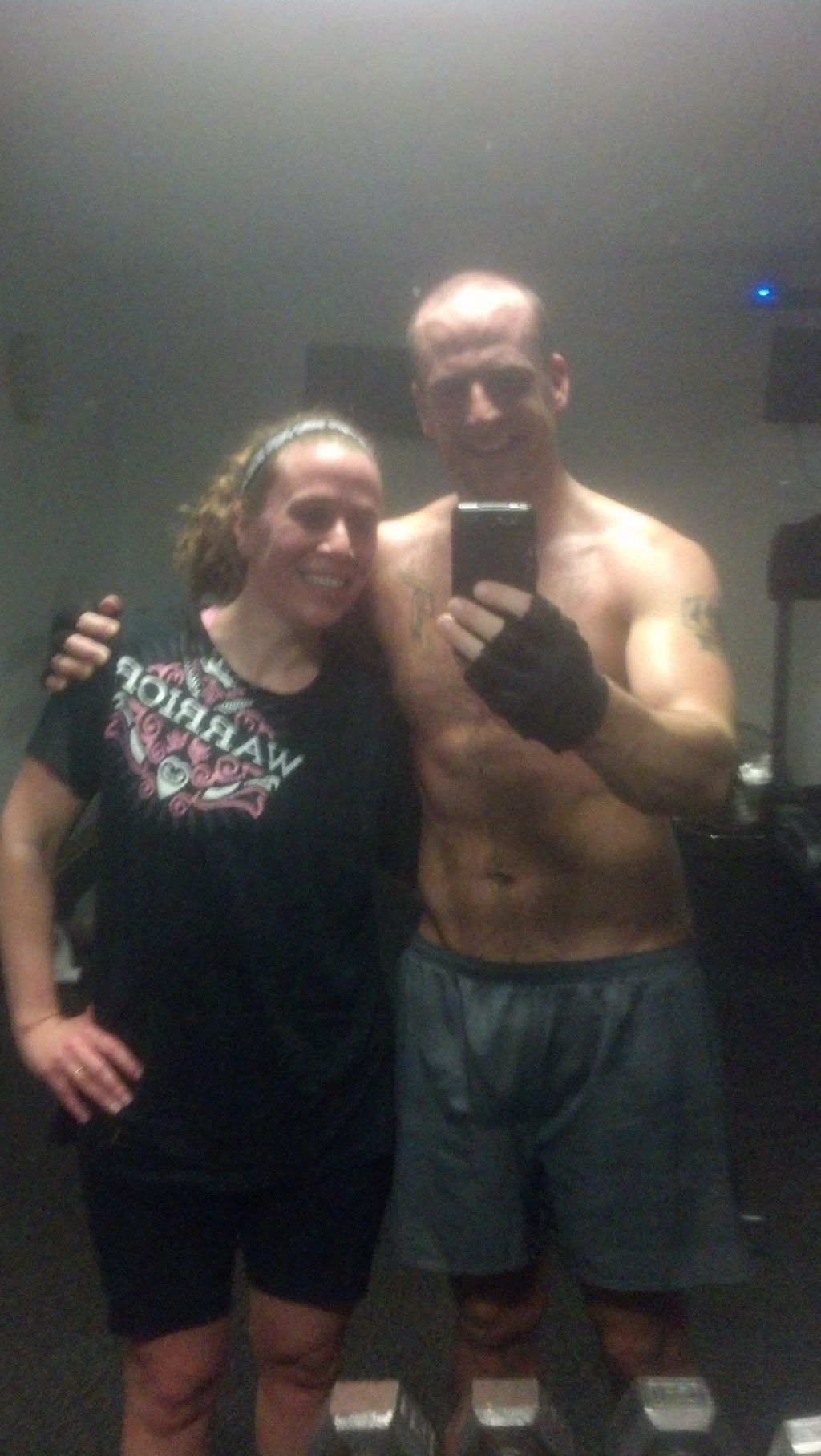 A hard session of CrossFit with one of my toughest