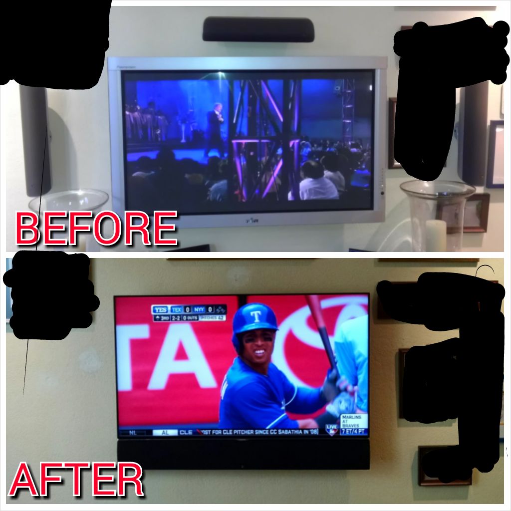 Upgraded system from older TV and speakers to new 