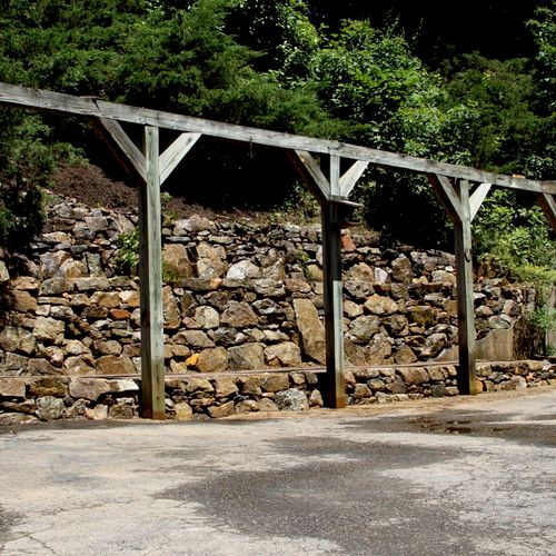 After - Beautiful dry-stacked stone walls now hold