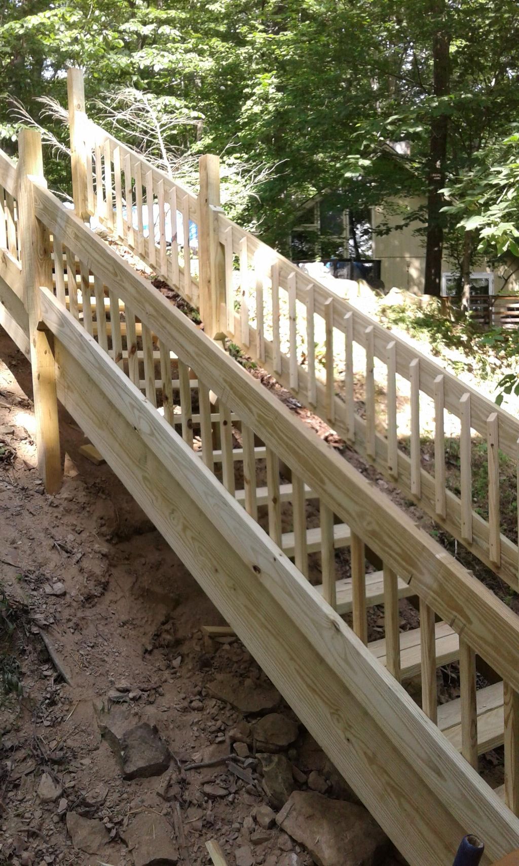 Outdoor Stairs and Railing (Hideaway Hills)