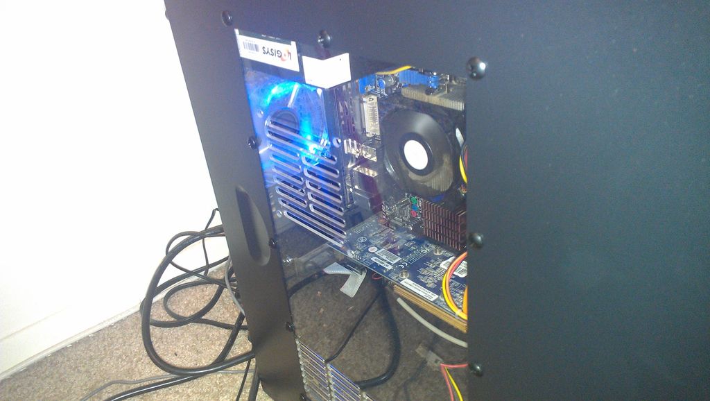 Custom built computer case.